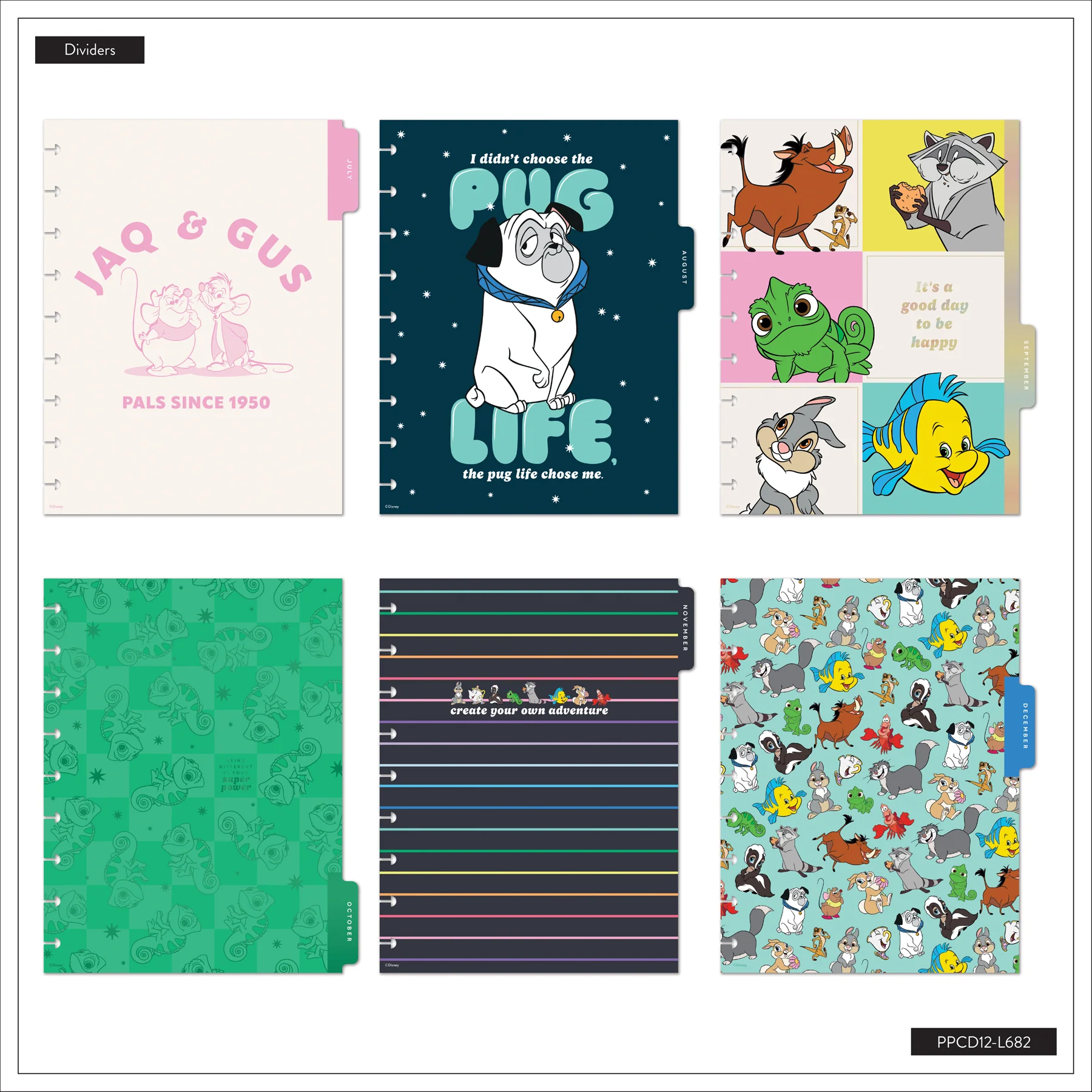 2026–2027 Disney Best Pals Customizable Planner - Classic Horizontal Layout - 12 Months - Image 13
