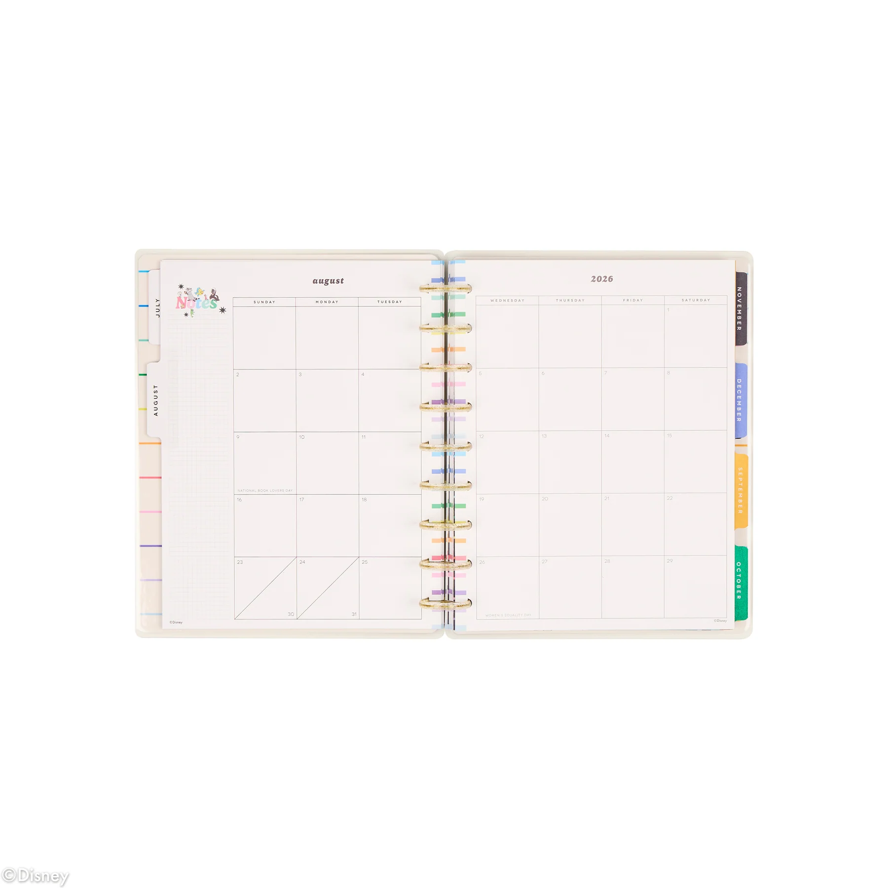 2026–2027 Disney Best Pals Customizable Planner - Classic Horizontal Layout - 12 Months - Image 16