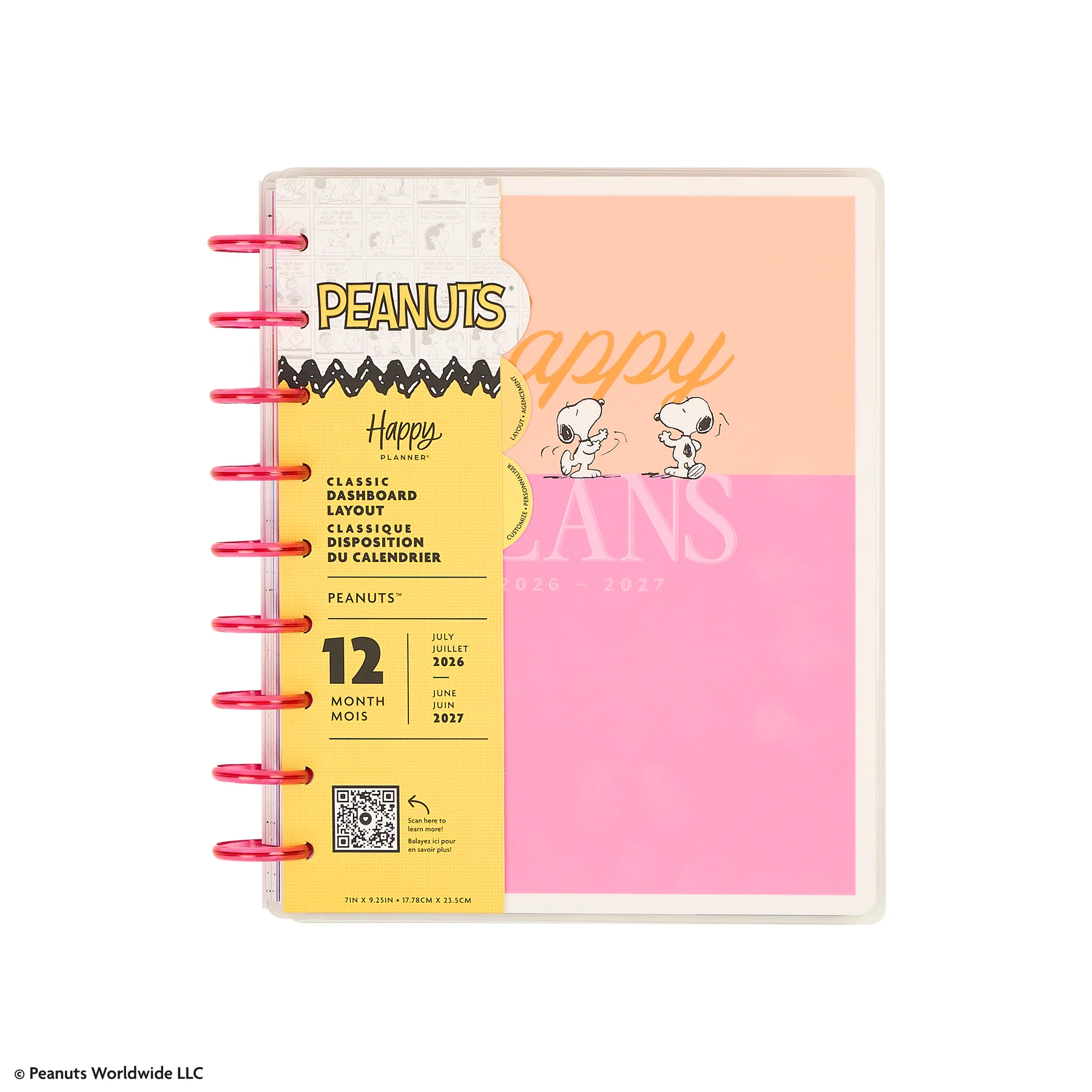 2026–2027 PEANUTS™ Customizable Planner - Classic Dashboard Layout - 12 Months - Image 22