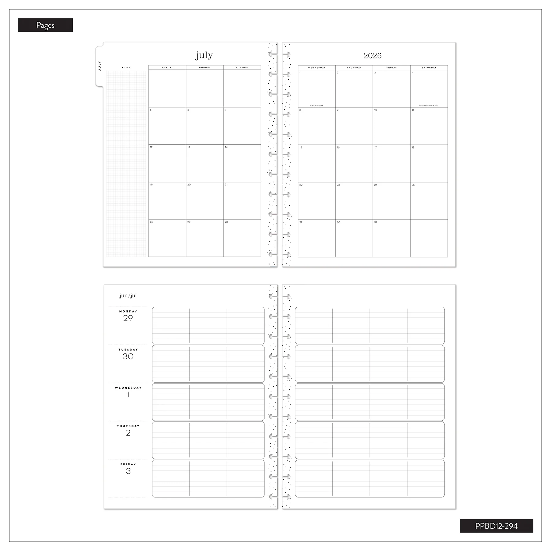 2026–2027 Seasonal Joy Customizable Teacher Planner - Big Teacher Layout - 12 Months - Image 16