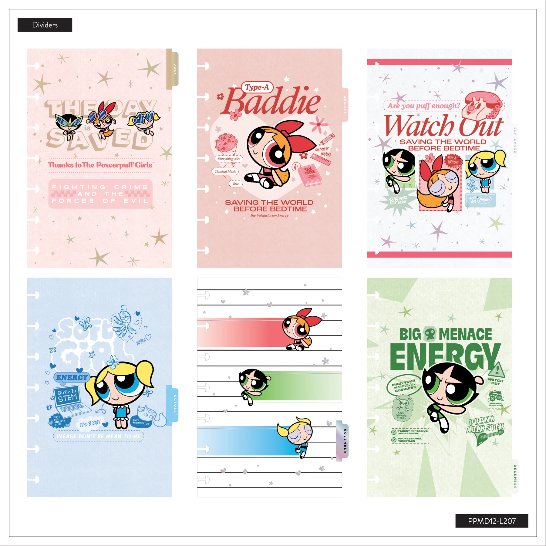 2026–2027 The Powerpuff Girls Customizable Planner - Mini Horizontal Layout - 12 Months - Image 13