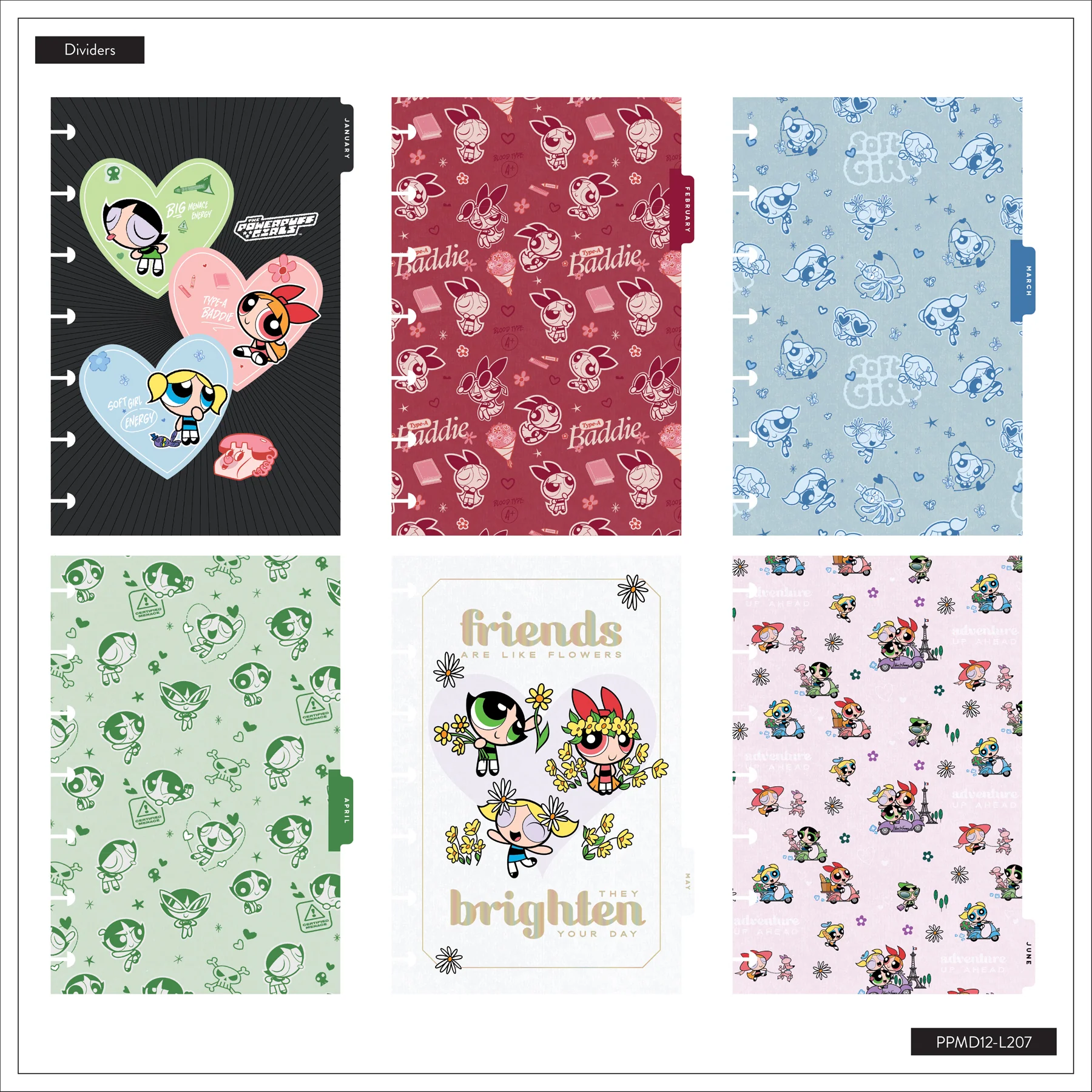 2026–2027 The Powerpuff Girls Customizable Planner - Mini Horizontal Layout - 12 Months - Image 14