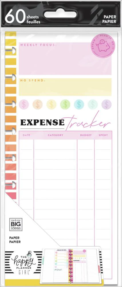 Savvy Saver Classic Half Sheet Filler Paper - Budget Tracker