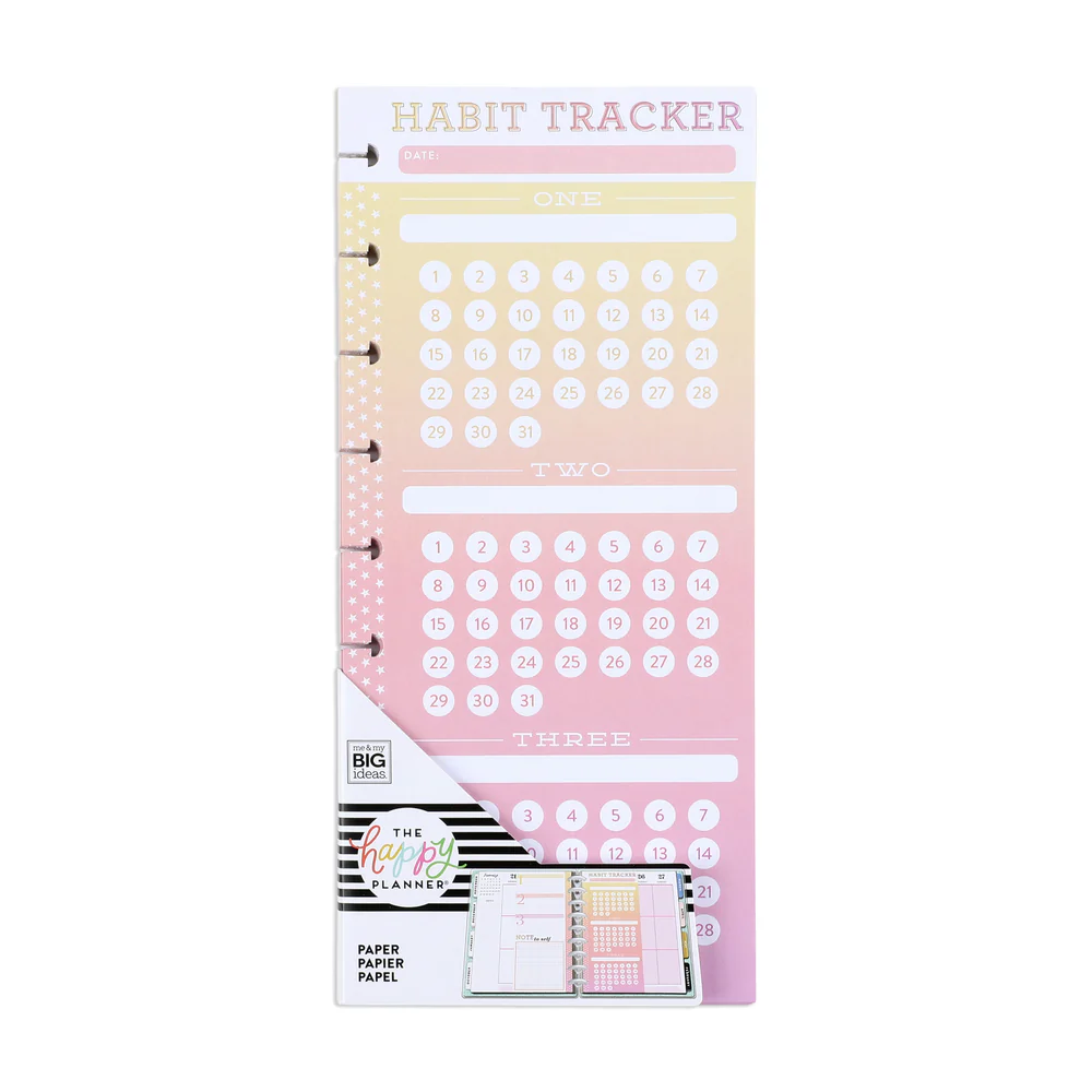 Classic Half Sheet Note Paper - Habit Tracker - Image 3