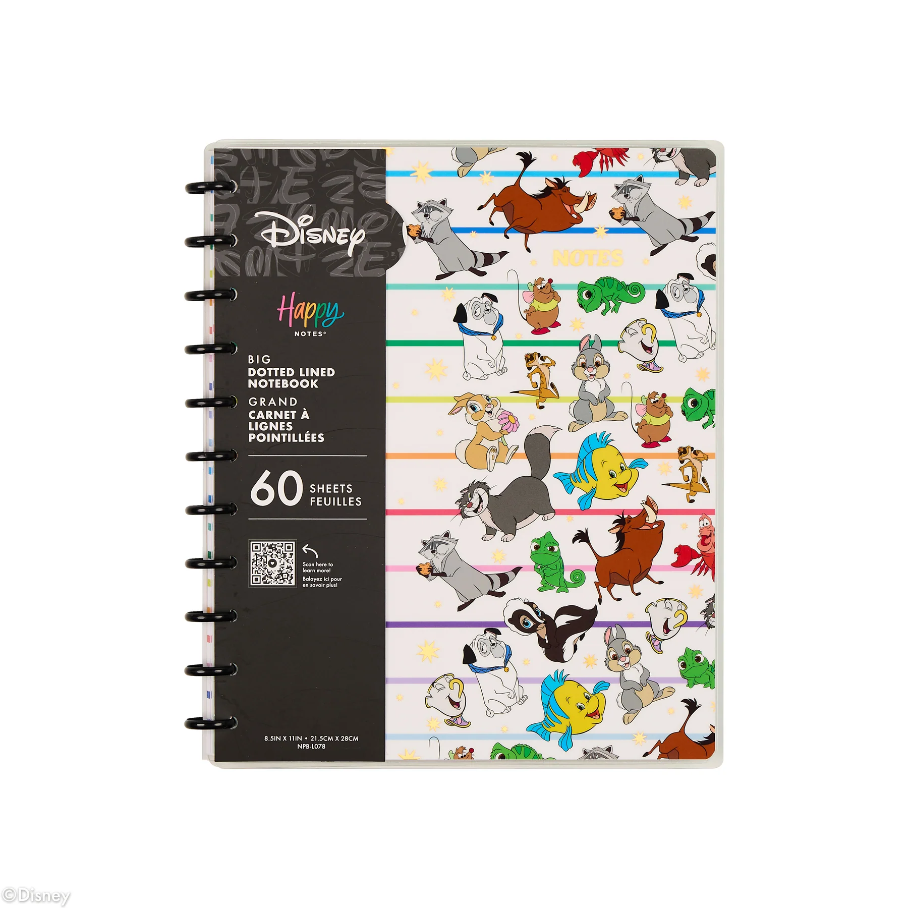 Disney Best Pals - Dotted Lined Big Notebook - 60 Sheets - Image 13