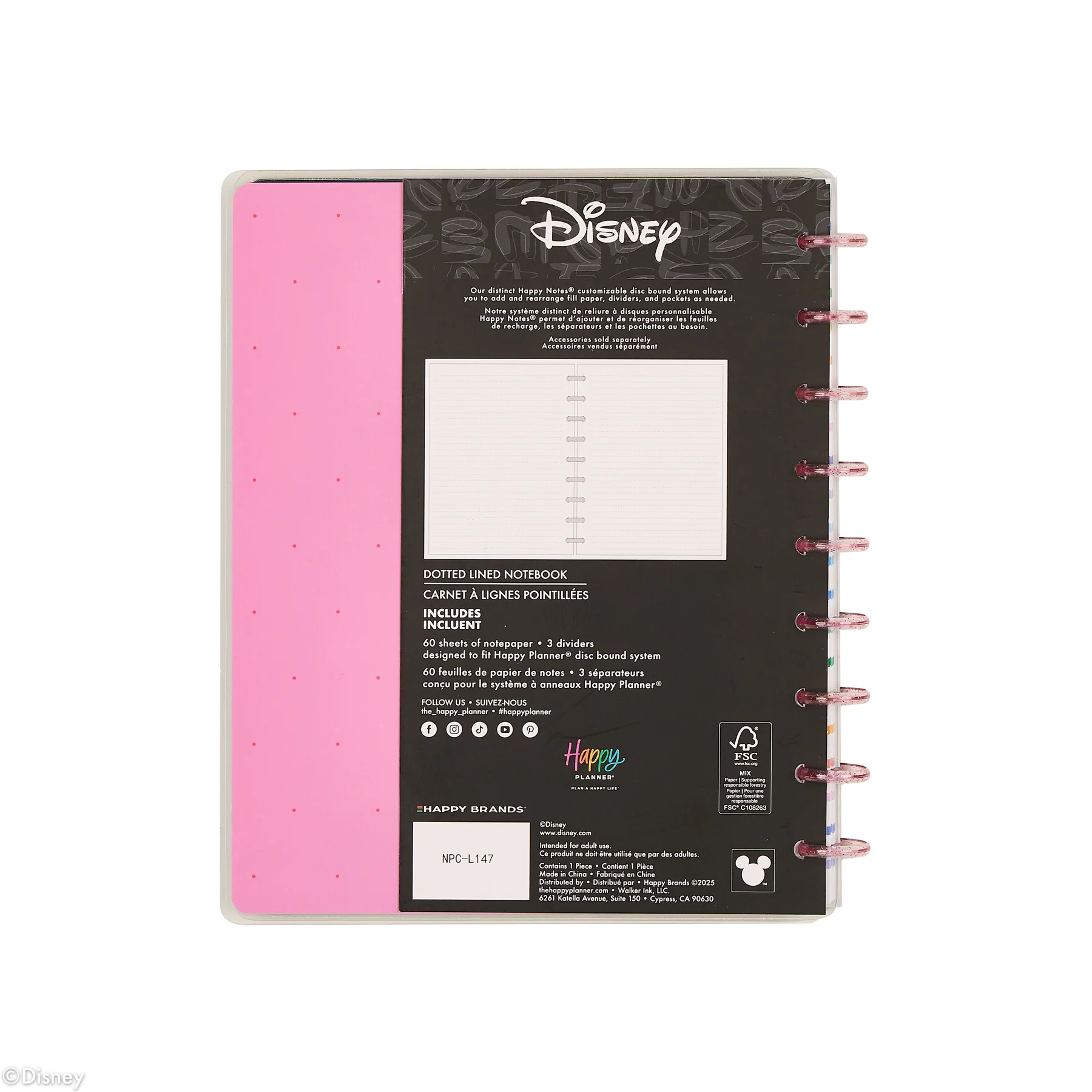 Disney Best Pals - Dotted Lined Classic Notebook - 60 Sheets - Image 14