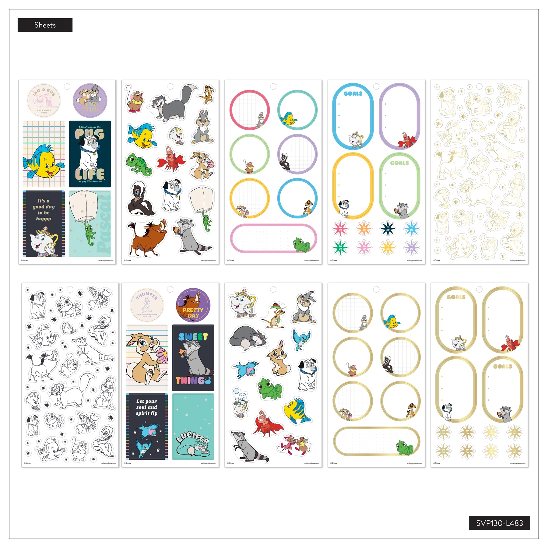 Disney Best Pals - Value Pack Stickers - Image 9
