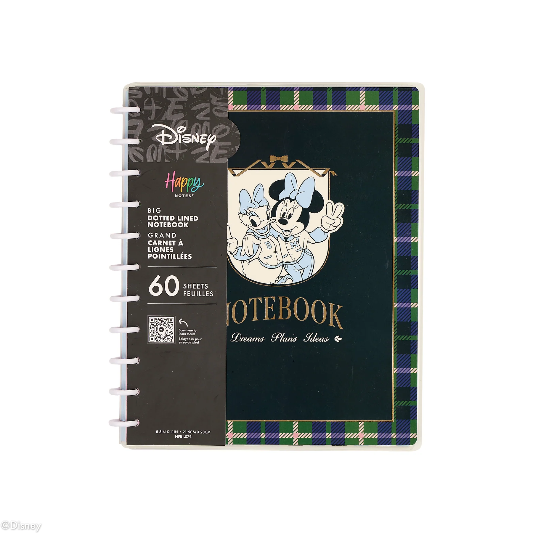 Disney Minnie Mouse & Daisy Duck Varsity Teacher - Dotted Lined Big Notebook - 60 Sheets - Image 15