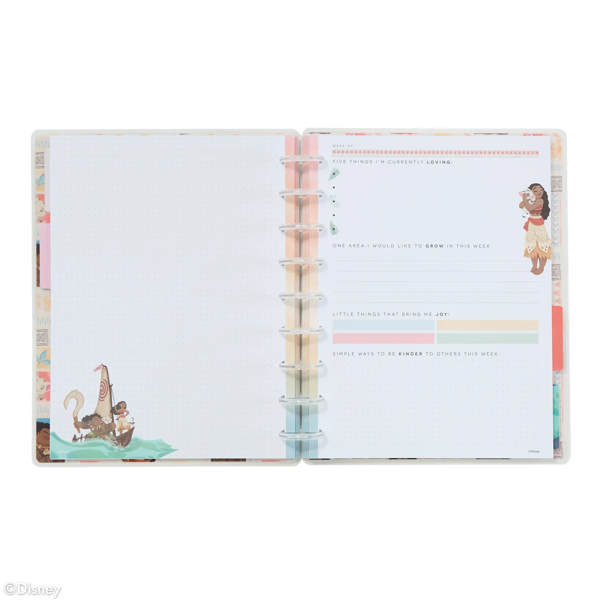 Disney Moana - Classic Guided Wellness Journal - 80 Sheets - Image 6