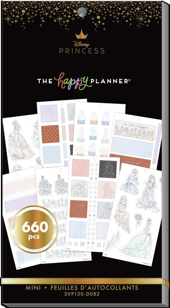 Disney © Princess Elegance Value Pack Stickers - Mini