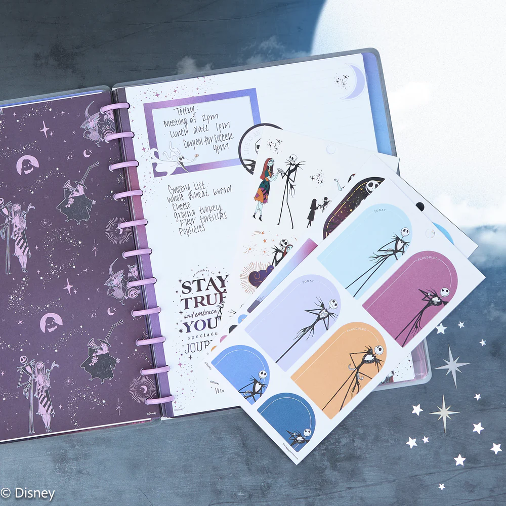 Disney Tim Burton's The Nightmare Before Christmas Celestial - Dotted Lined Big Notebook - 60 Sheets - Image 4
