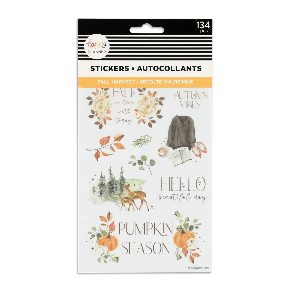 Fall Harvest Stickers - 5 Sheets