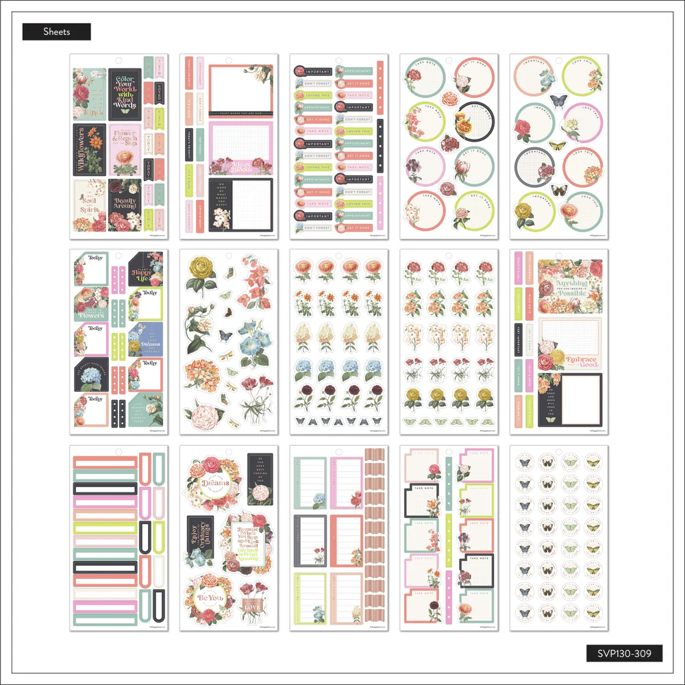 Gathered Flowers - Value Pack Stickers - Image 6