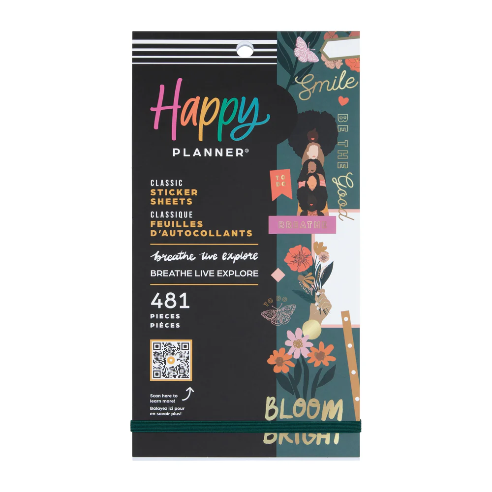 Happy Planner x Breathe Live Explore - Value Pack Stickers