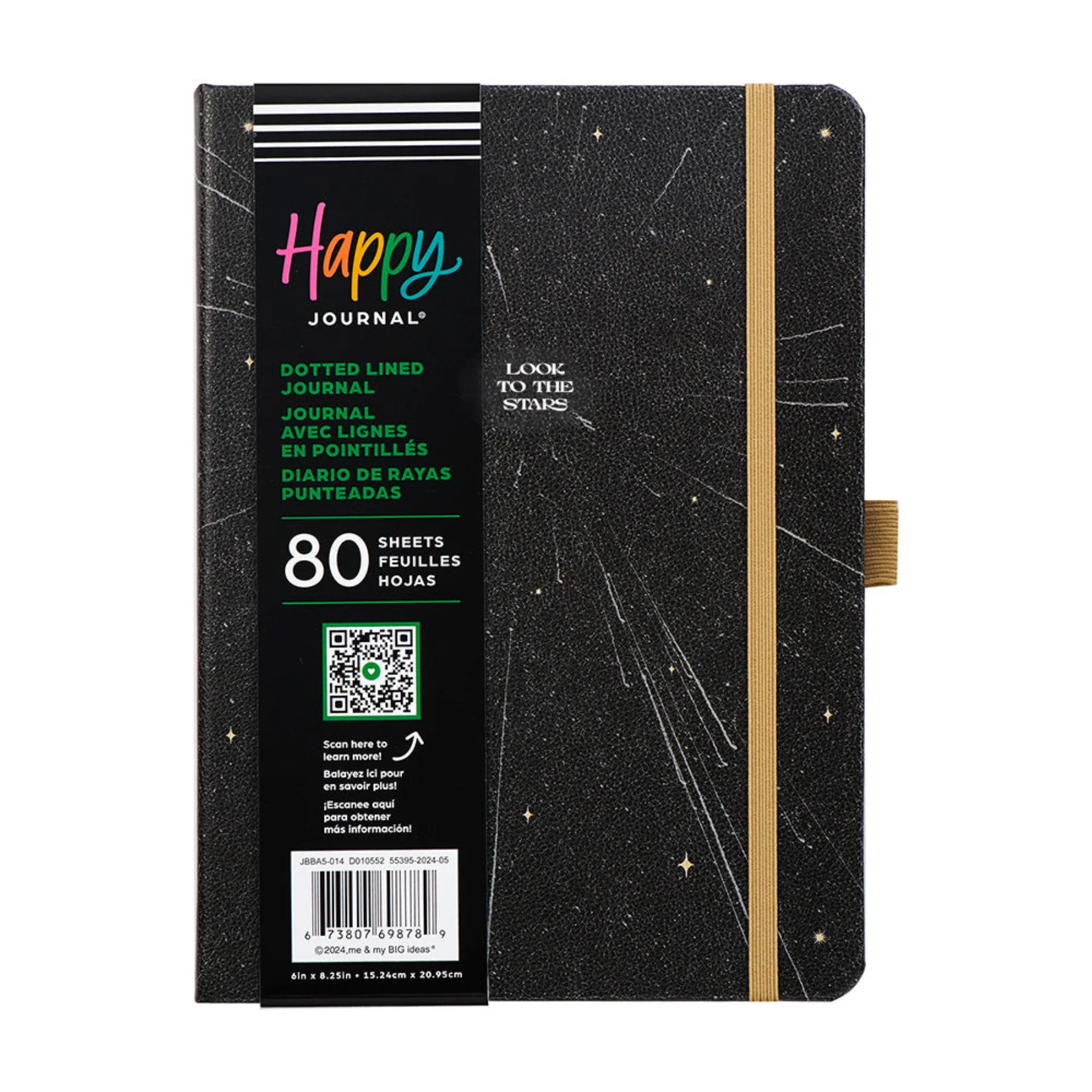 Linear Galaxy - Dotted Lined Happy Journal - 80 Sheets - 160 GSM Paper - Image 6