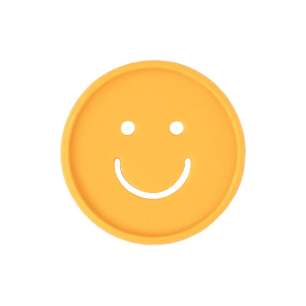 Smiley Cutout Medium Disc Set - Golden Yellow