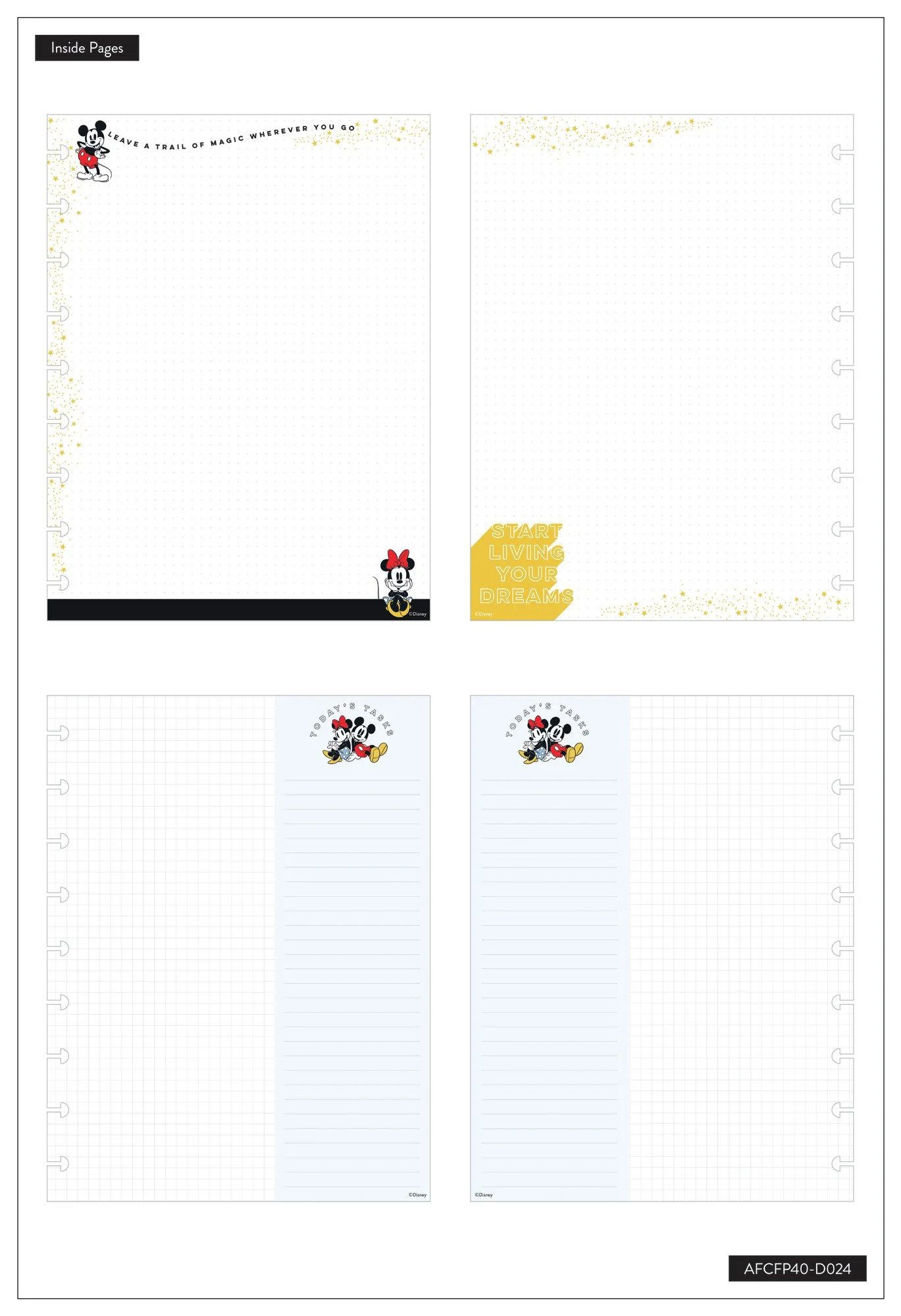 Mickey and Minnie Trail Of Magic Classic Filler Paper - Image 6