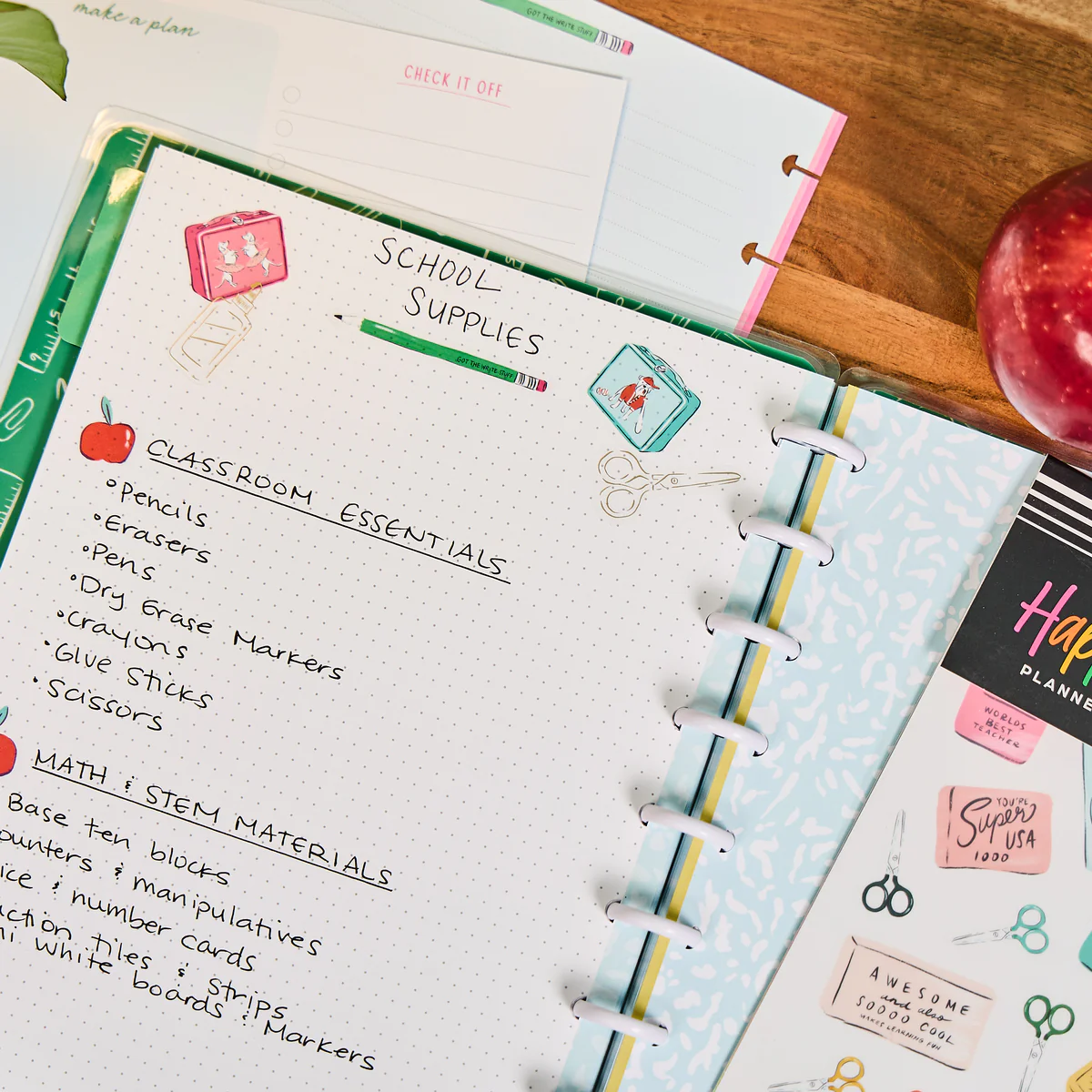 Pawsitive Teacher - Classic Notebook + Filler Paper + Sticker Bundle - Image 4