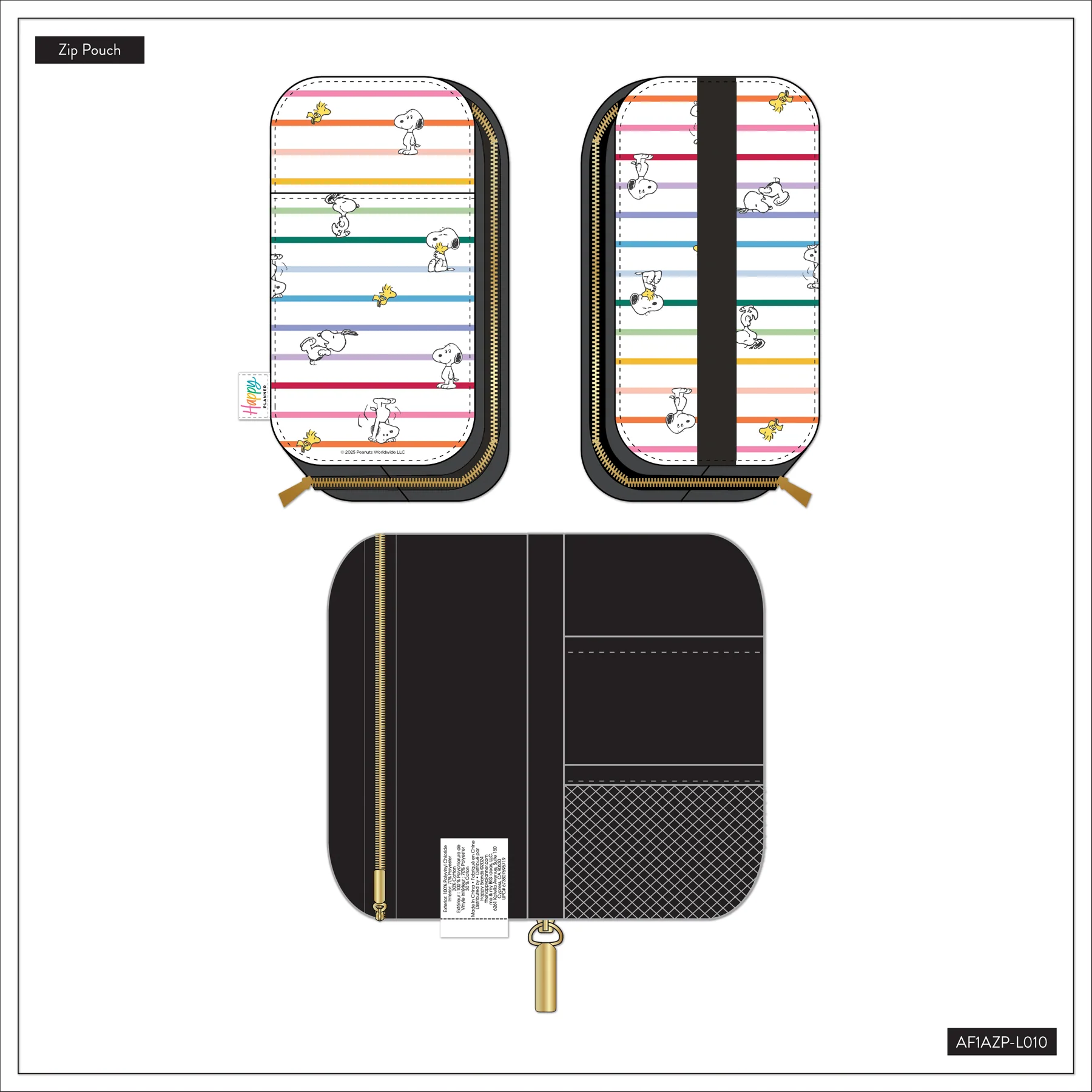 PEANUTS™ - Banded Accessory Zip Pouch - Image 9