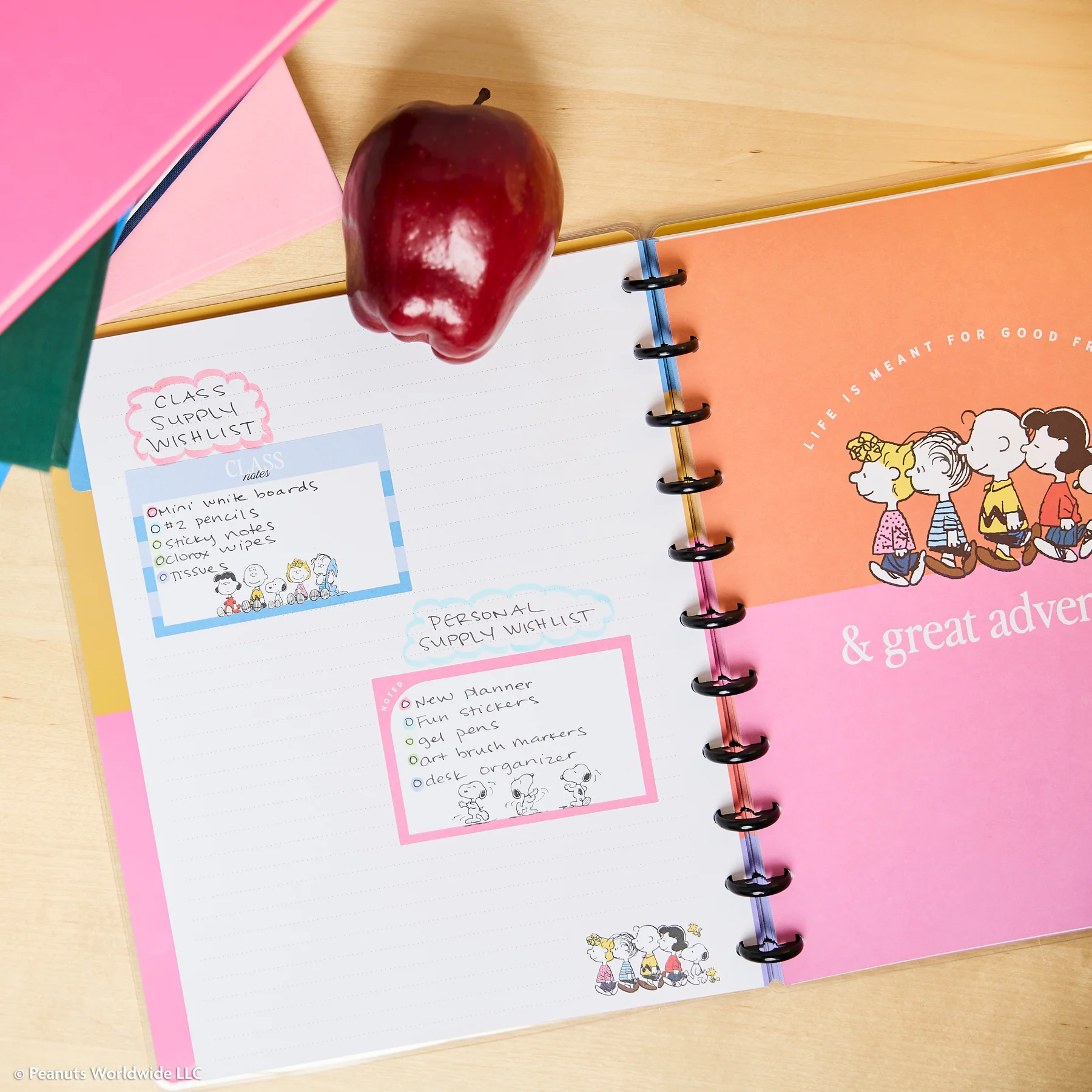 PEANUTS™ - Dotted Lined Big Notebook - 60 Sheets - Image 5