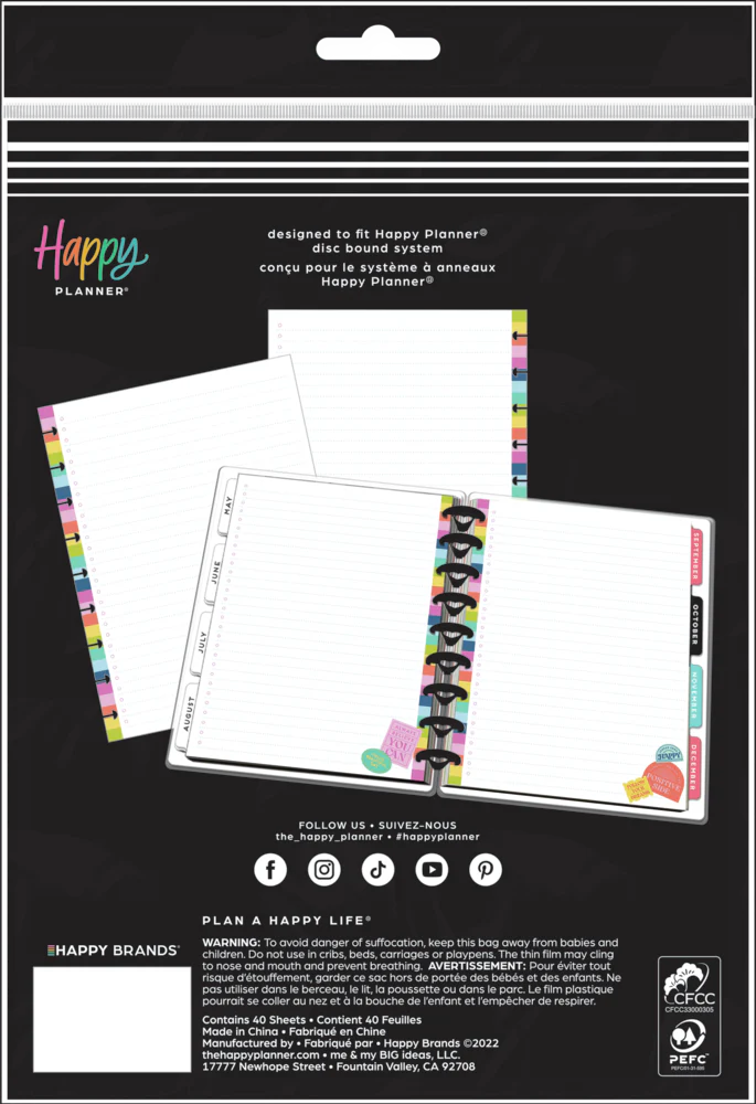 Spread Some Happy - Bullet List Classic Filler Paper - 40 Sheets - Image 5