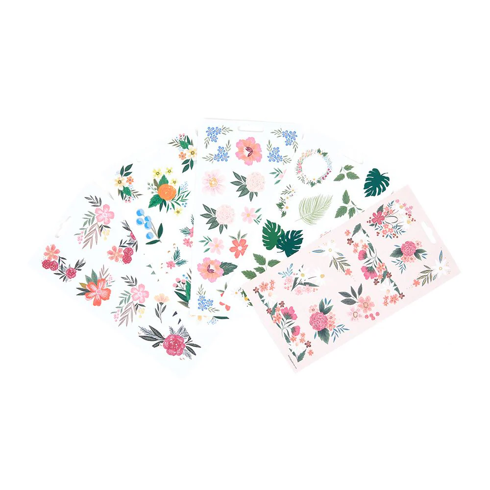Spring Florals - 5 Sticker Sheets - Image 6