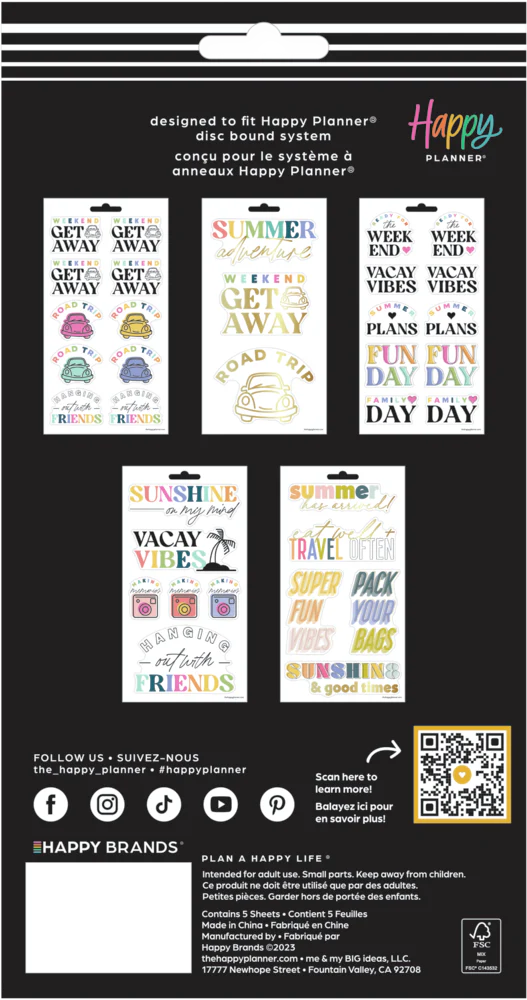 Summer Bucket List - 5 Sticker Sheets - Image 6