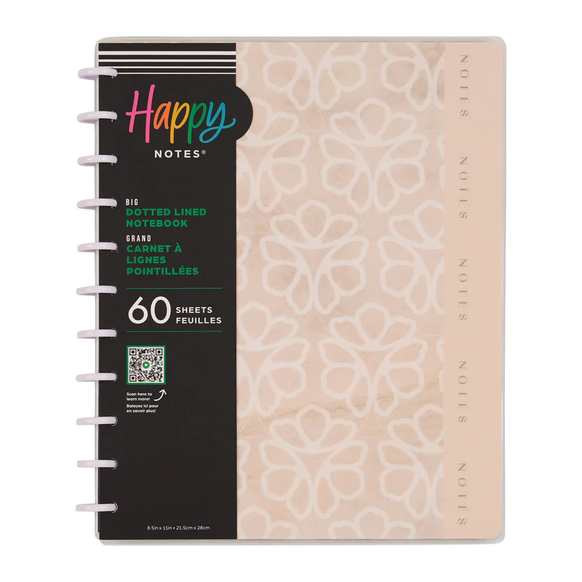 Textured Tile - Dotted Lined Big Notebook - 60 Sheets - Image 17