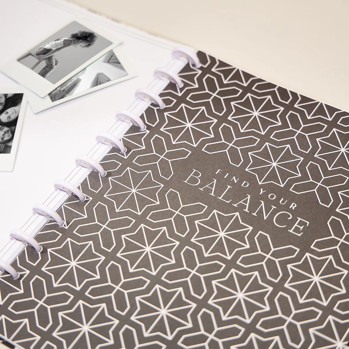 Textured Tile - Dotted Lined Big Notebook - 60 Sheets - Image 3