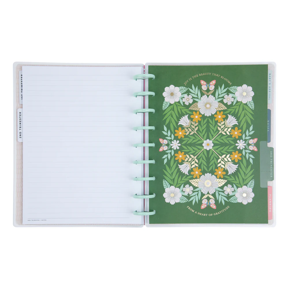 Undated Butterflies and Blooms Pregnancy Happy Planner - Classic Pregnancy Layout - 9 Months - Image 2
