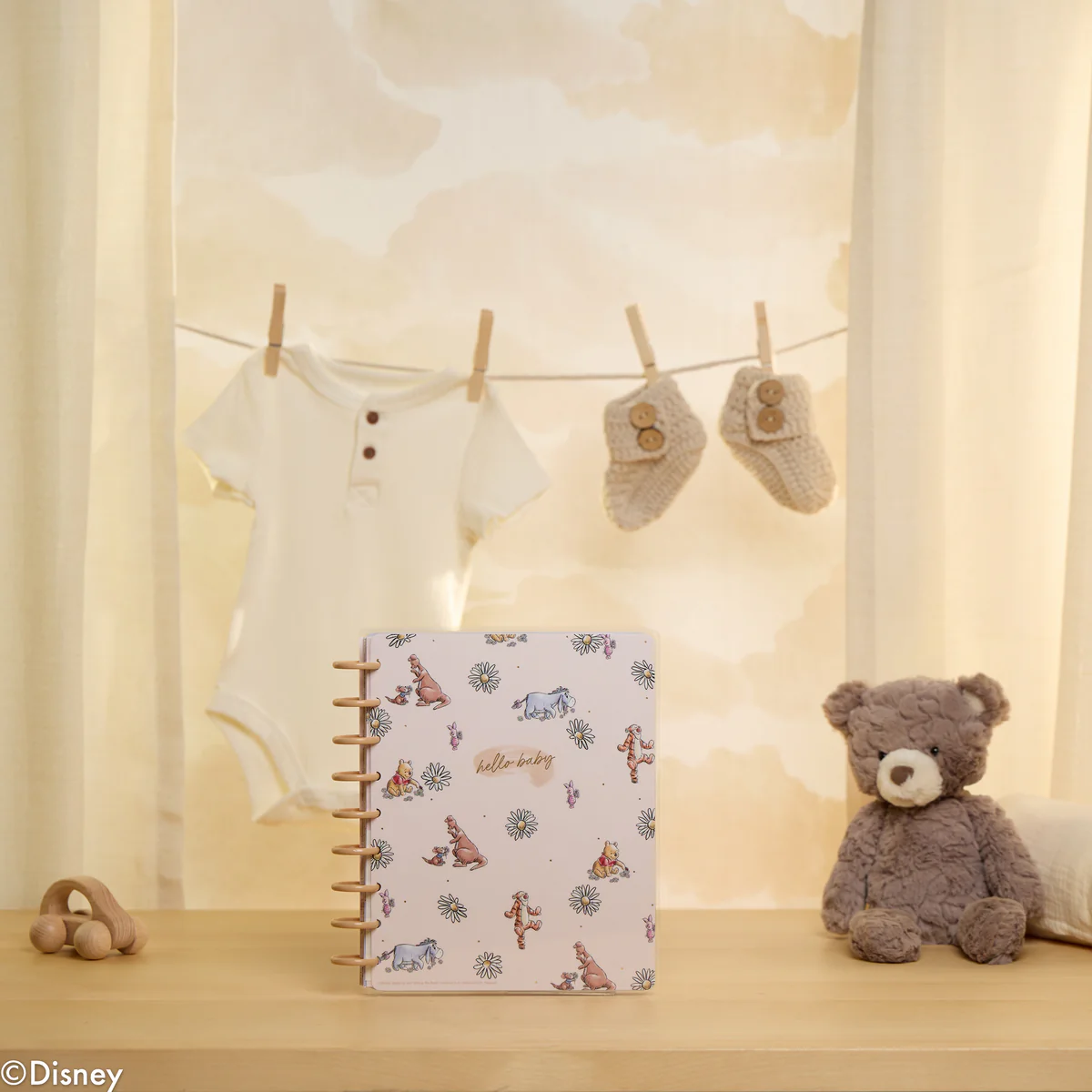 Undated Disney Winnie the Pooh Customizable Baby Planner - Classic Baby's First Year Layout - 12 Months - Image 20