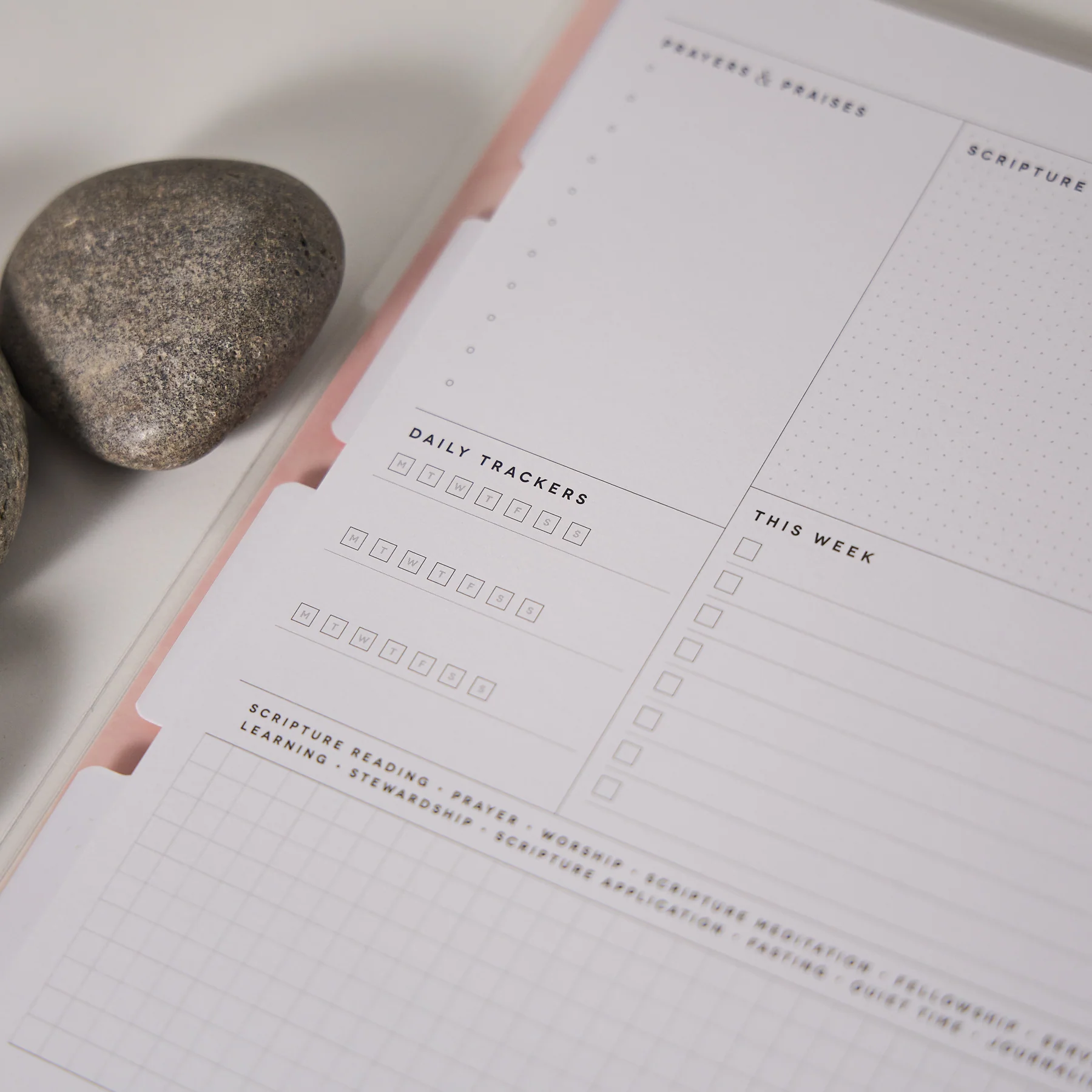Undated Rise & Align Customizable Faith Planner - Classic Faith Layout - 12 Months - Image 16