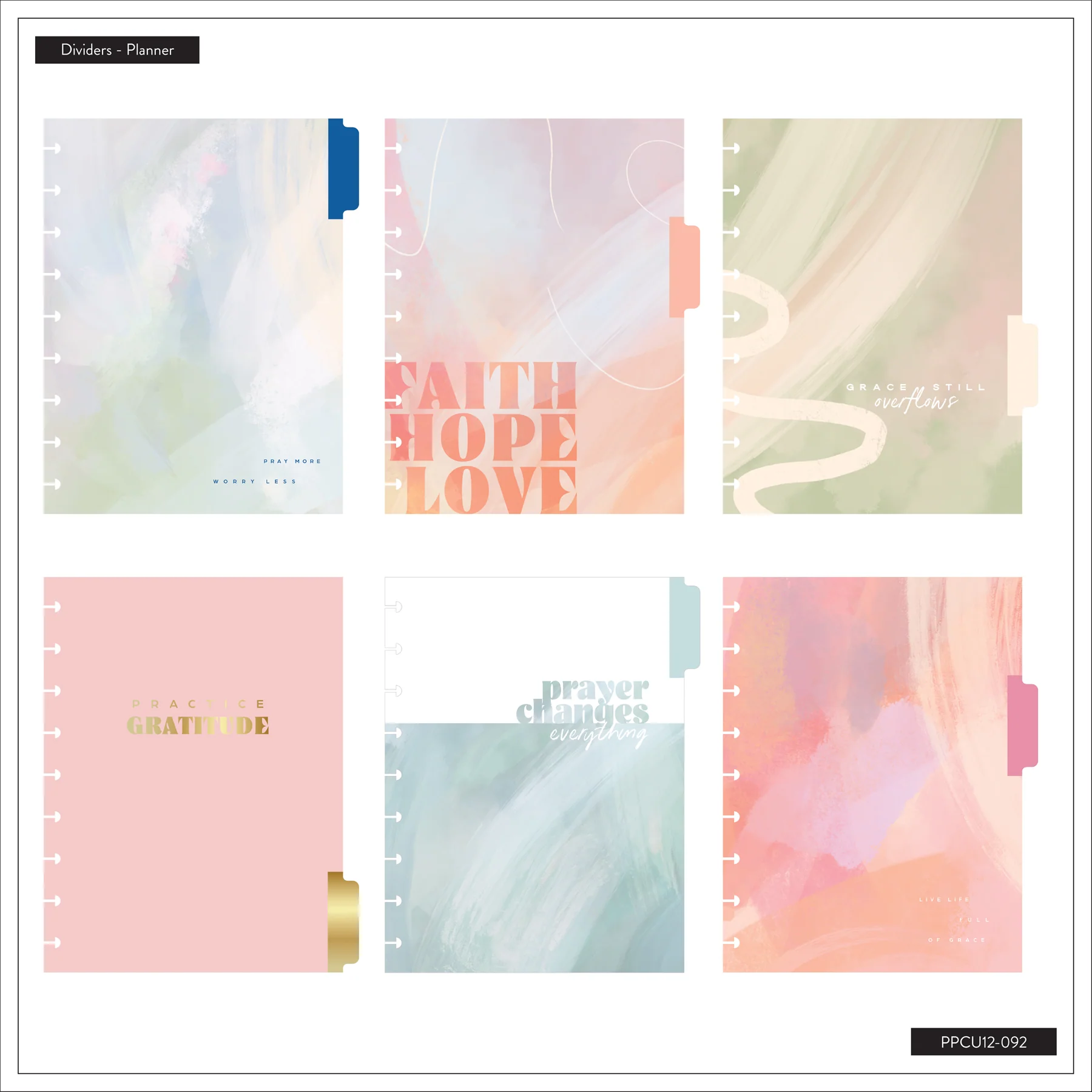 Undated Rise & Align Customizable Faith Planner - Classic Faith Layout - 12 Months - Image 22