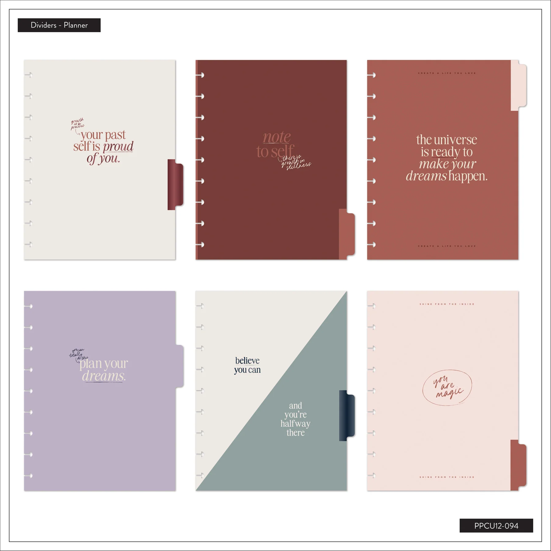 Undated See the Good Customizable Planner - Classic Vertical Layout - 12 Months - Image 13