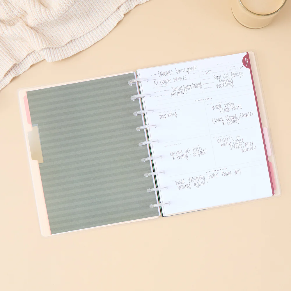 Wine + Spirits - Classic Beverage + Wine Journal - 80 Sheets - Image 4
