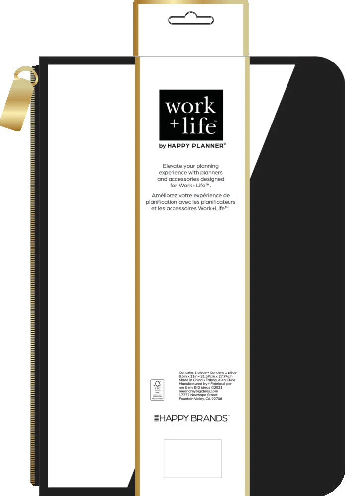 Work + Life Minimalist Pen Pouch - Black - Image 5